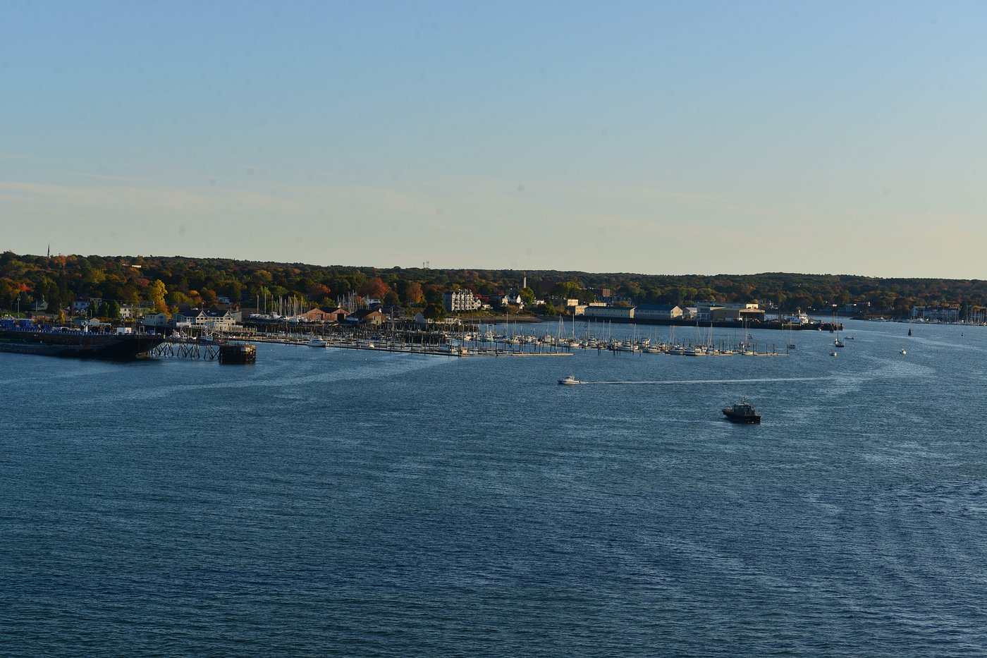 Casco Bay Islands view from Portland Maine