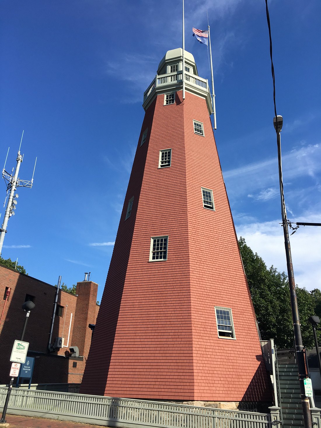 Portland Observatory tower on Munjoy Hill